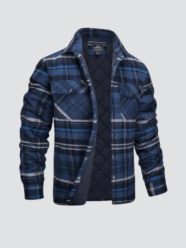 LEVAIN™ | STRIPED FLANNEL JACKET