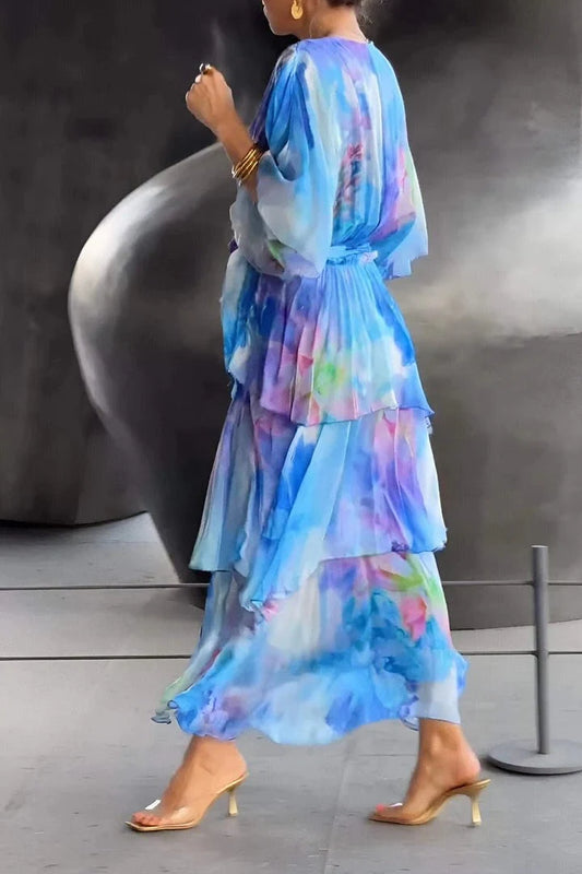 Jade - Robe Maxi Bohémienne Élégante